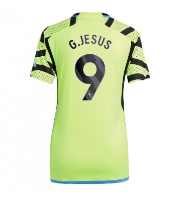 Arsenal Gabriel Jesus #9 Replica Away Stadium Shirt for Women 2023-24 Short Sleeve